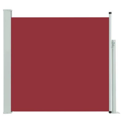 vidaXL piros kihúzható oldalsó teraszi napellenző 170 x 300 cm