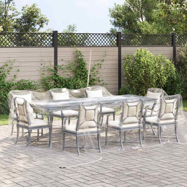 vidaXL &aacute;tl&aacute;tsz&oacute; ponyva lyukaszt&oacute;val 5x5 m PVC