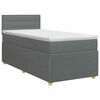 vidaXL Boxspring &aacute;gy matraccal S&ouml;t&eacute;tsz&uuml;rke 90 x 200 cm Sz&ouml;vet