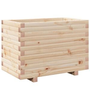 vidaXL t&ouml;m&ouml;r fenyőfa kerti vir&aacute;gtart&oacute; 70 x 40 x 49,5 cm