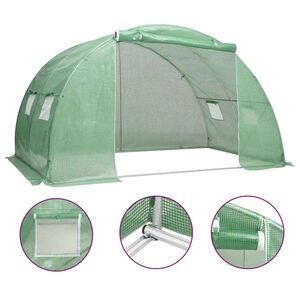 vidaXL melegh&aacute;z 8 m&sup2; 2 x 4 x 2 m