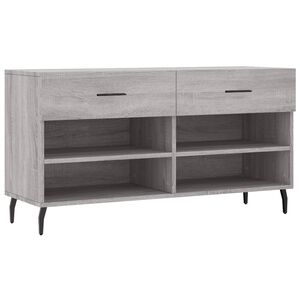 vidaXL sz&uuml;rke sonoma sz&iacute;nű szerelt fa cipőpolc 102 x 35 x 55 cm
