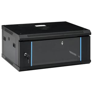 vidaXL H&aacute;l&oacute;zati szekr&eacute;nyek t&aacute;rol&oacute;val Fekete 600 x 450 x 285 mm Ac&eacute;l