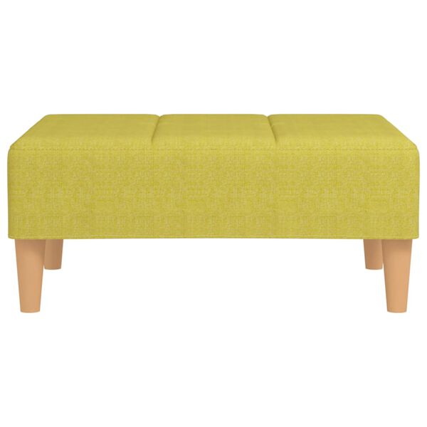 vidaXL zöld szövet lábzsámoly 78 x 56 x 32 cm