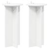 vidaXL N&ouml;v&eacute;ny&aacute;llv&aacute;ny 2 pcs Feh&eacute;r &Oslash;29,5 x 60 cm Szerelt Fa