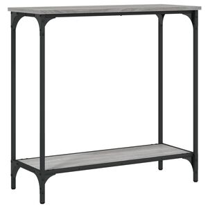 vidaXL sz&uuml;rke sonoma sz&iacute;nű szerelt fa t&aacute;lal&oacute;asztal 75 x 30,5 x 75 cm