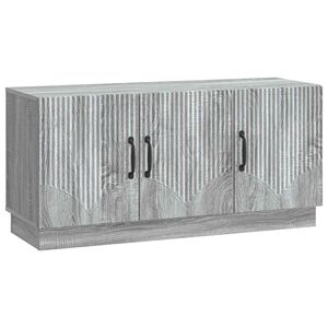 vidaXL TV szekr&eacute;ny Sz&uuml;rke Sonoma 99 x 34,5 x 47 cm Szerelt Fa