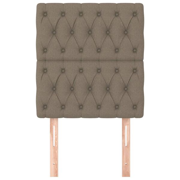 vidaXL b&eacute;zs sz&iacute;nű sz&ouml;vet fejt&aacute;mla 80x7x118/128 cm