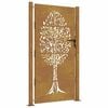 vidaXL Corten ac&eacute;l kerti kapu 100x175 cm, fa mint&aacute;zat&uacute;