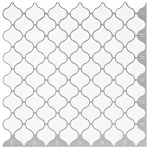vidaXL L&aacute;mp&aacute;s csempe 20 db Feh&eacute;r 27 x 27 cm Poliuret&aacute;n &eacute;s PET
