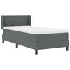 vidaXL Boxspring &aacute;gy matraccal matracmal S&ouml;t&eacute;tsz&uuml;rke 90 x 190 cm