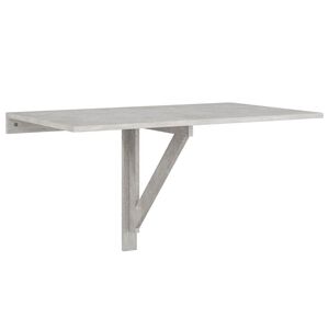 vidaXL betonsz&uuml;rke szerelt fa &ouml;sszecsukhat&oacute; fali asztal 100x60x56 cm