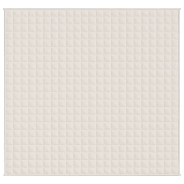 vidaXL vil&aacute;gos kr&eacute;msz&iacute;nű sz&ouml;vet s&uacute;lyozott takar&oacute; 220 x 240 cm 15 kg