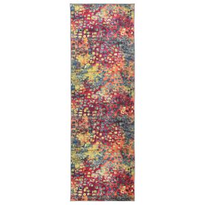 vidaXL Szőnyeg fut&oacute; LESAKA sz&iacute;nes 100 x 200 cm Gy&eacute;m&aacute;nt b&aacute;rsony