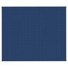 vidaXL kék szövet súlyozott takaró 220 x 260 cm 11 kg