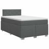vidaXL Boxspring &aacute;gy matraccal S&ouml;t&eacute;tsz&uuml;rke 120 x 190 cm Sz&ouml;vet