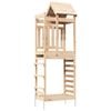 vidaXL J&aacute;t&eacute;k Torny Barna 52,5 x 85 x 238 cm T&ouml;m&ouml;r fenyőfa