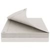 vidaXL Ponyva f&eacute;mf&uuml;lekkel Feh&eacute;r 2 x 3 m 180 gsm PE
