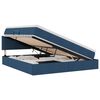 vidaXL &Aacute;gy t&aacute;rol&oacute;val &eacute;s matraccal fejt&aacute;ml&aacute;val K&eacute;k 160 x 200 cm B&aacute;rsony