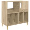 vidaXL Lemezj&aacute;tsz&oacute; &aacute;llv&aacute;ny Sonoma T&ouml;lgy 82 x 39,5 x 82,5 cm Szerelt Fa