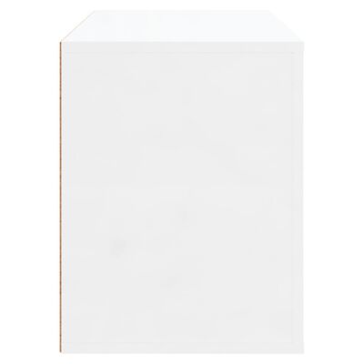 vidaXL magasfényű fehér szerelt fa cipőszekrény 80 x 35 x 45 cm