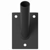vidaXL Z&aacute;szl&oacute; Pole Holde Fekete 10,5 x 7,5 x 0,25 cm Ac&eacute;l