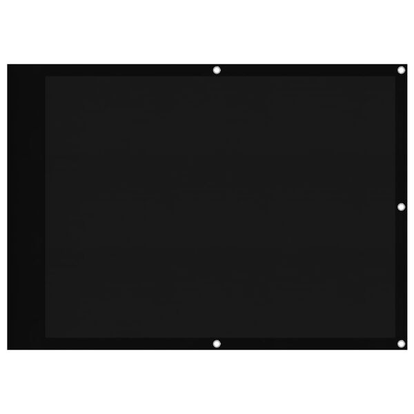 vidaXL fekete 100% oxford poli&eacute;szter erk&eacute;lyparav&aacute;n 75 x 800 cm