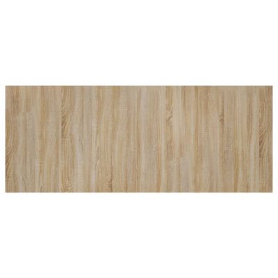 vidaXL sonoma-tölgyszínű szerelt fa ágyfejtámla 200 x 1,5 x 80 cm