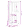 vidaXL betonsz&uuml;rke szerelt fa magasszekr&eacute;ny 69,5 x 34 x 180 cm
