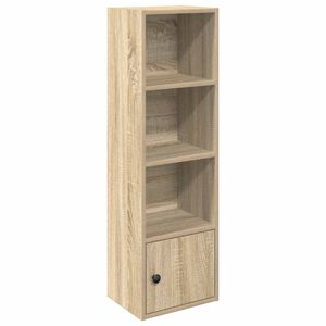 vidaXL sonoma t&ouml;lgy sz&iacute;nű szerelt fa k&ouml;nyvszekr&eacute;ny 31x24x102 cm
