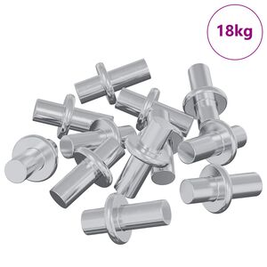 vidaXL Polc Peg 4500 pcs Ez&uuml;st 8,6 x 8,6 x 14,6 mm Ac&eacute;l
