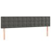 vidaXL s&ouml;t&eacute;tsz&uuml;rke b&aacute;rsony fejt&aacute;mla 180x5x78/88 cm