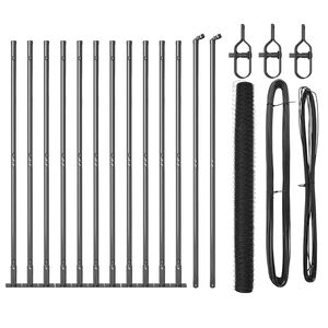 vidaXL Ker&iacute;t&eacute;soszlop Sz&uuml;rke