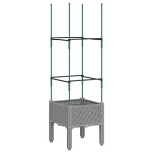 vidaXL vil&aacute;gossz&uuml;rke PP r&aacute;csos kerti &uuml;ltetől&aacute;da 40 x 40 x 142,5 cm