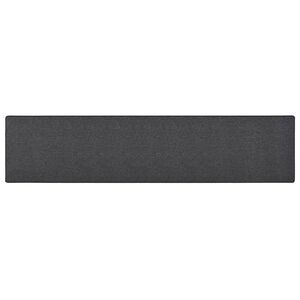 vidaXL antracitsz&uuml;rke fut&oacute;szőnyeg 80 x 400 cm