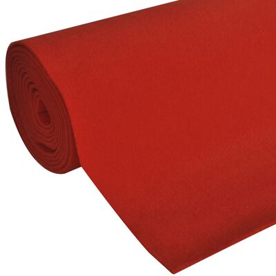 vidaXL extra erős 400 g/m2 Piros Szőnyeg 1 x 5 m