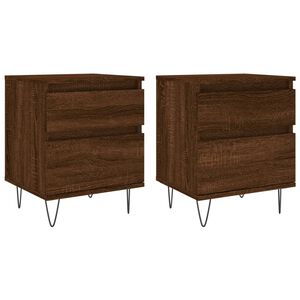 vidaXL 2 db barna t&ouml;lgysz&iacute;nű &eacute;jjeliszekr&eacute;ny 40 x 35 x 50 cm