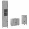 vidaXL 3 r&eacute;szes f&uuml;rdőszoba szekr&eacute;ny szett BREDA Szerelt Fa