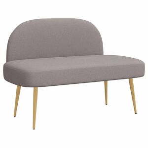 vidaXL K&aacute;rpitozott pad h&aacute;tt&aacute;ml&aacute;val T&oacute;psz&iacute;nű 110 x 60 x 76 cm