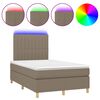 vidaXL t&oacute;psz&iacute;nű sz&ouml;vet rug&oacute;s &eacute;s LED-es &aacute;gy matraccal 120 x 200 cm