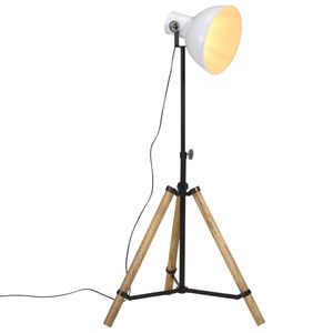 vidaXL feh&eacute;r &aacute;ll&oacute;l&aacute;mpa 25 W 75x75x90-150 cm E27