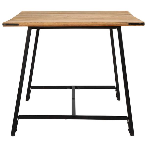 vidaXL t&ouml;m&ouml;r mang&oacute;fa &eacute;tkezőasztal 180x90x75 cm