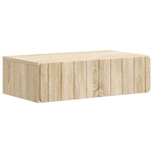 vidaXL Fali oldalt&aacute;bla Sonoma T&ouml;lgy 59 x 34,5 x 17 cm Szerelt Fa