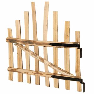 vidaXL &Iacute;ves ker&iacute;t&eacute;si kapu 100 x 90 cm Impregn&aacute;lt Hazel Fa Term&eacute;szetes