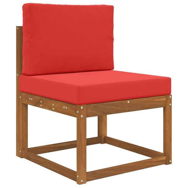 vidaXL K&uuml;lt&eacute;ri kanap&eacute; p&aacute;rna 2 pcs Piros Poli&eacute;szter