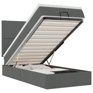 vidaXL Ottom&aacute;n &aacute;gykeret matraccal s&ouml;t&eacute;tsz&uuml;rke 80x200cm sz&ouml;vet