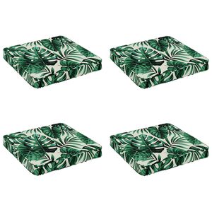 vidaXL 4 darabos &uuml;lőp&aacute;rna VUGHT 4 pcs 100% poli&eacute;szter Lev&eacute;lminta