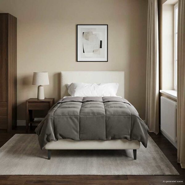 vidaXL Ny&aacute;ri Takarm&aacute;ny S&ouml;v&eacute;nyes Vil&aacute;gossz&uuml;rke 135 x 200 cm Mikrosz&aacute;l