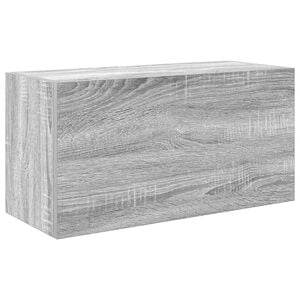vidaXL sz&uuml;rke sonoma szerelt fa fali f&uuml;rdőszobaszekr&eacute;ny 60x25x30 cm