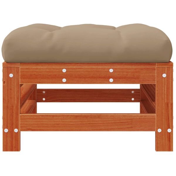 vidaXL Kerti l&aacute;btart&oacute; T&ouml;m&ouml;r fenyő Viaszbarna